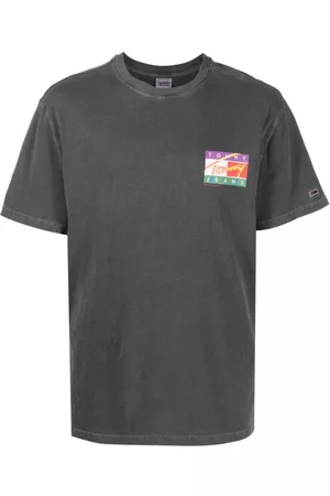 Tommy Hilfiger Men Short Sleeve - Faded-effect logo-print T-shirt