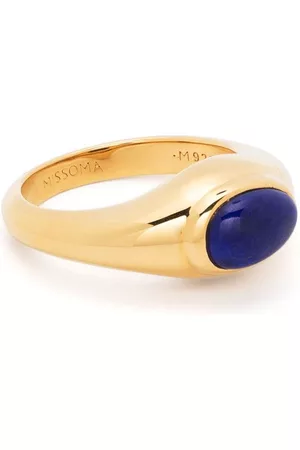 Missoma Women Rings - Logo-engraved gemstone ring