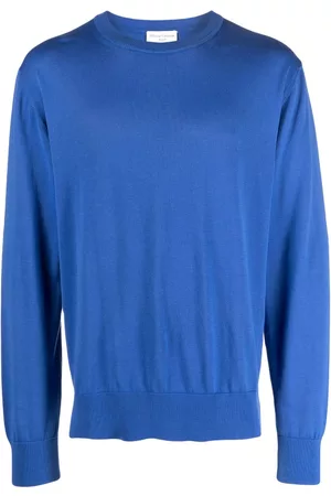 OFFICINE GENERALE Fine-knit cotton jumper