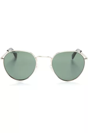 Dsquared2 Men Sunglasses - Metallic-effect round-frame sunglasses