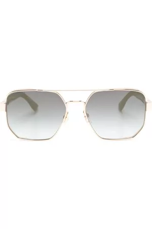 Dsquared2 Men Sunglasses - Metallic-effect aviator-frame sunglasses