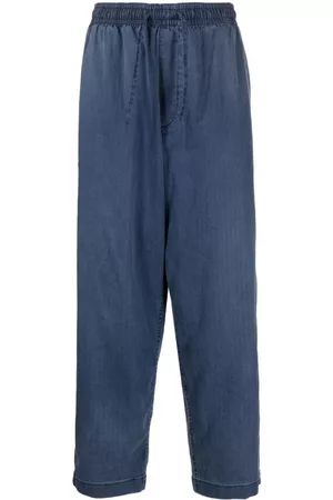 YMC Men Pants - Drawstring-waist mid-rise trousers