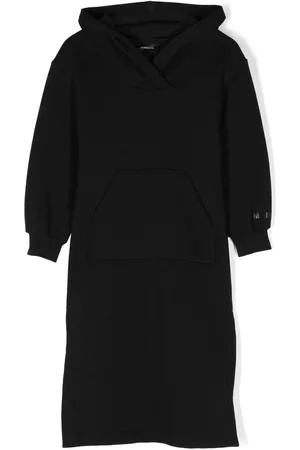MONNALISA Logo-print hoodie dress
