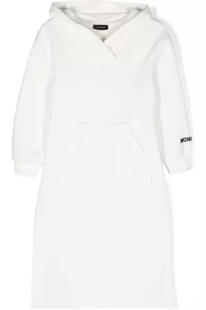 MONNALISA Logo-print hoodie dress