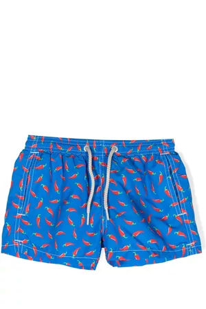 MC2 SAINT BARTH Boys Swim Shorts - Graphic-print swim shorts