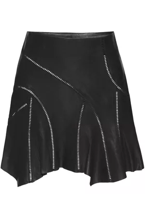 RTA Asymmetrical leather skirt