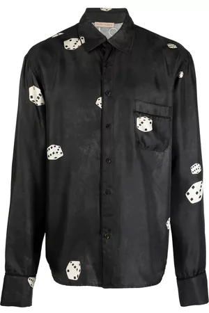 ROMEO HUNTE Bodega silk-satin shirt