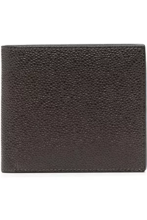 Thom Browne Men Wallets - Grained bi-fold wallet