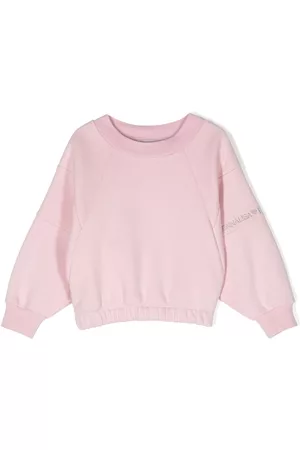 MONNALISA Logo-print cotton-blend sweatshirt