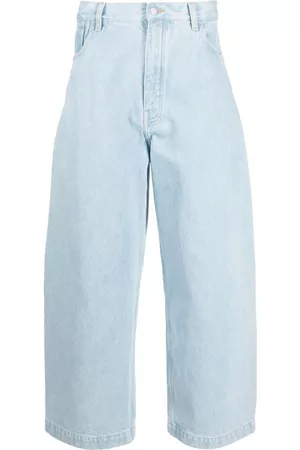 STUDIO NICHOLSON Cropped wide-leg jeans