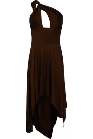 RTA Asymmetric one-shoulder midi dress