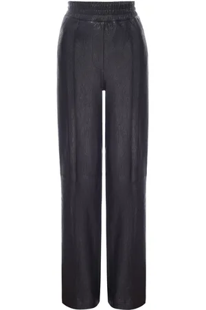 RTA Elasticated-waist leather trousers