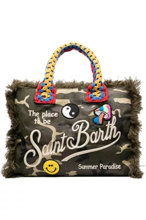 MC2 SAINT BARTH Women Handbags - Vanity camouflage-print tote bag