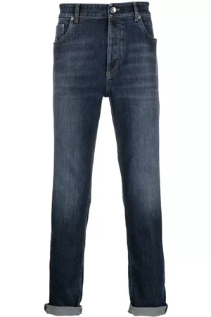 Brunello Cucinelli Mid-rise cotton jeans