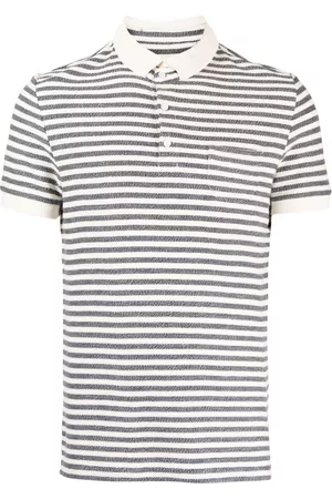 PRIVATE STOCK Stripe-print cotton polo shirt