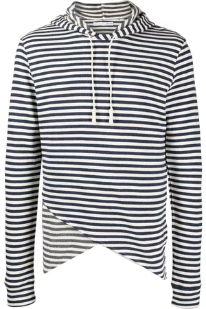 PRIVATE STOCK Striped cotton hoodie