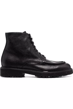 Doucal's Men Boots - 55mm pebbled leather ankle boots