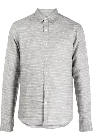 PRIVATE STOCK Horizontal-stripe print shirt
