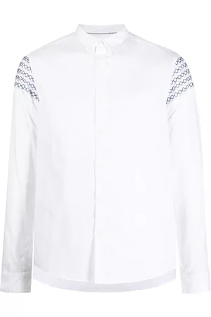 PRIVATE STOCK The Romain embroidered-design shirt