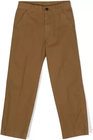Diesel Logo-embroidered chino trousers