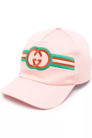 Gucci Girls Hats - Logo-embroidered cotton baseball cap