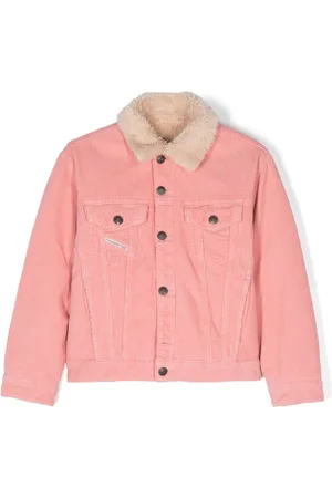 Diesel Jresky shearling-collar corduroy jacket