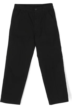 Diesel Logo-embroidered chino trousers