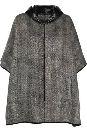 Fabiana Filippi Checked wool cape