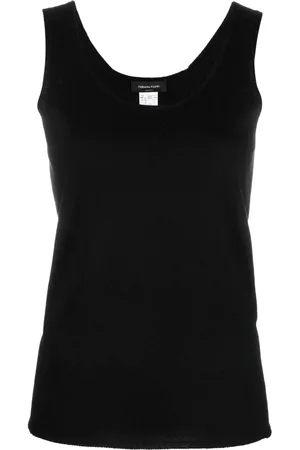 Fabiana Filippi Scoop-neck knitted tank top