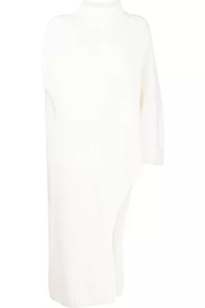 Fabiana Filippi Asymmetric ribbed-knit jumper