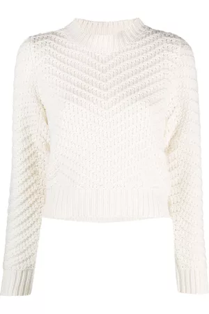 Fabiana Filippi Chevron-knit cashmere jumper