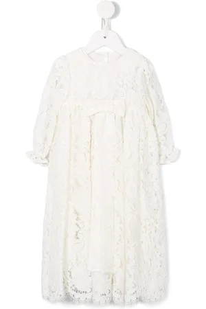 Dolce & Gabbana Galloon-lace long-sleeve dress