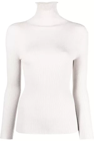 Fabiana Filippi Ribbed-knit roll-neck top