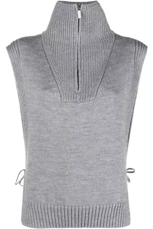 Fabiana Filippi Sleeveless roll-neck knitted vest
