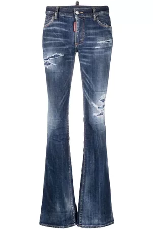 Dsquared2 Women Bootcut & Flares - Distressed flared jeans