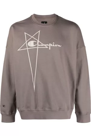 Rick Owens Embroidered-logo organic-cotton jumper
