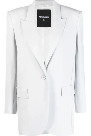 Patrizia Pepe Essential one-button blazer