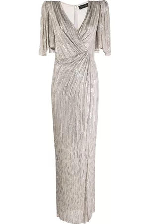 Jenny Packham Women Party Dresses - Ava sequin-design gown