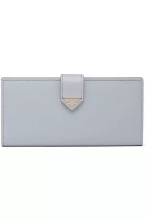 Prada Women Wallets - Logo-plaque snap-fastening wallet