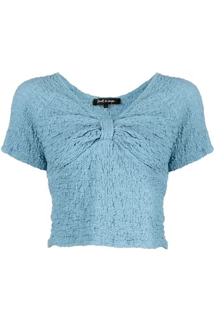 tout a coup Bow-detailing short-sleeve top