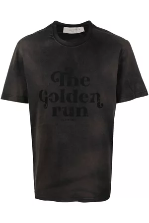 Golden Goose Men Short Sleeve - Bleach-wash cotton T-shirt