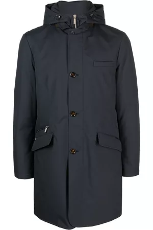 MOORER Padded long-sleeved parka