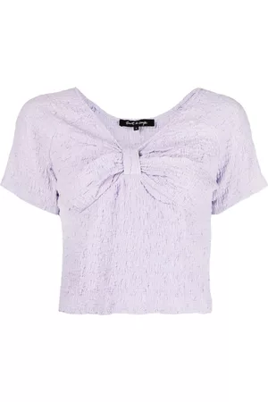 tout a coup Bow-detailing short-sleeve top