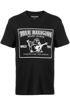 True Religion Men Short Sleeve - Logo-print cotton T-shirt