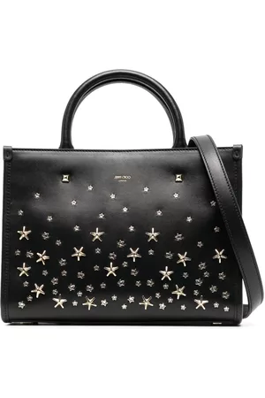Jimmy Choo Women Handbags - Small Avenue studded leather tote bag