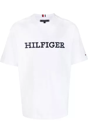 Tommy Hilfiger Men Short Sleeve - Logo-print cotton T-shirt