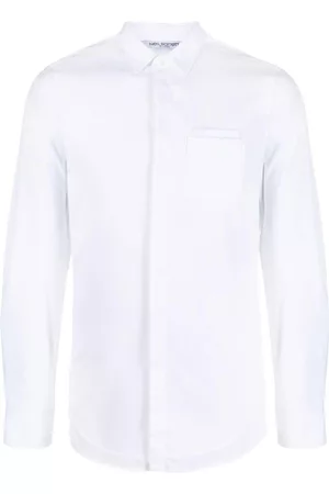 Neil Barrett Men Shirts - Spread-collar cotton shirt