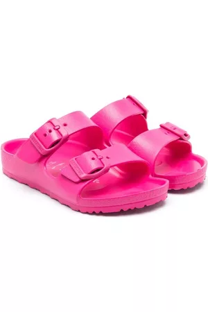 Birkenstock Girls Shoes - Buckle-detail slip-on sandals