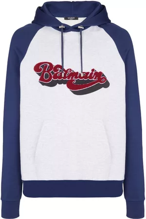 Balmain Bouclette 70s cotton hoodie