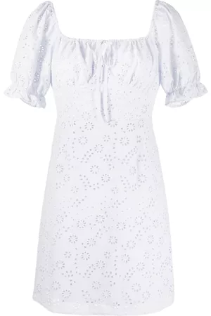 tout a coup Embroidered cotton short dress